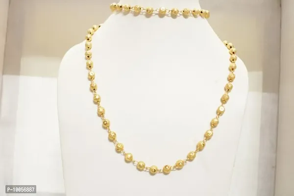 Trendy Women Brass Necklace-thumb0