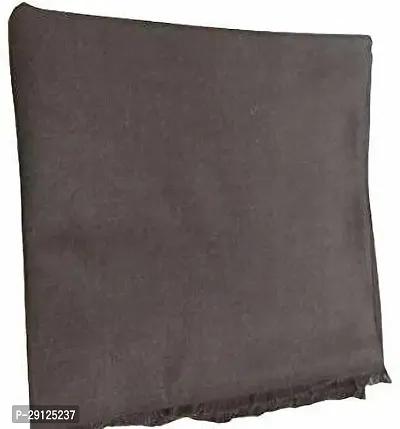 Rishabh Polyester Wool Blend Solid Men Shawl Brown-thumb4