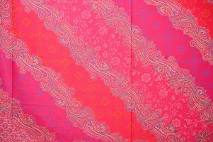 Rishabh Polyester Wool Blend Paisley Women Shawl Pink-thumb3