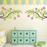 Decornow Glossytendril Reusable Diy Wall Stencil Painting, Suitable For Home Decoration, Wall Decoration-thumb1