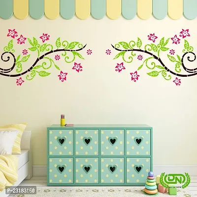 Decornow Glossytendril Reusable Diy Wall Stencil Painting, Suitable For Home Decoration, Wall Decoration-thumb2