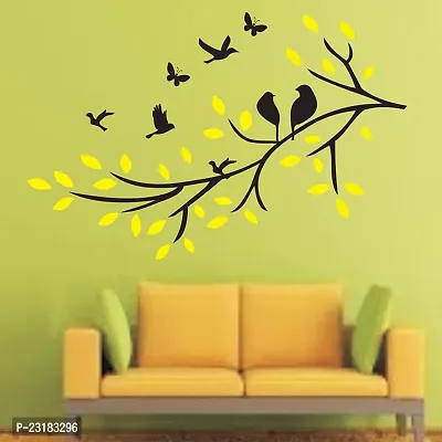 Rdmdecor Flying Bird Diy Wall Stencils For Home Decor-thumb0