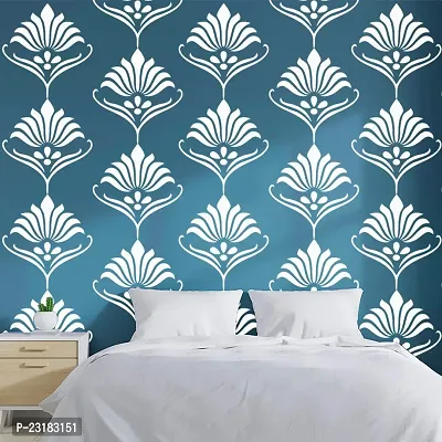 Rdmdecor Beautiful Flower Pattern Design Diy Wall Stencils For Home Decor