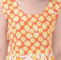 Monique Brand Women's/Girls Cotton Rajasthani Jaipuri Printed Maternity Summer Long Gown Middi Maxi Dress (MD-ROSE-LY15_Free Size_Upto 44XL_)-thumb4