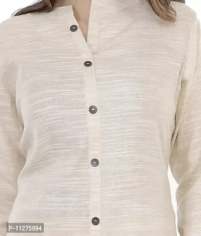 Monique Brand Jaipuri Printed Cotton Kurti and Pant Set (PLZST-GREY03M_) Grey-thumb5