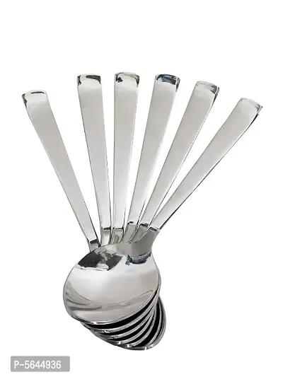 Stainless Steel Table Spoon Set  (Pack of 6)