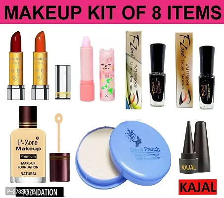 CLUB 16 Makeup Kit Of 8 Makeup Items 45 Pack of 8