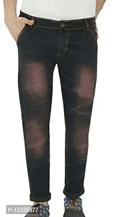 Black Cotton High Rise Jeans