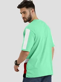 FIONAA TRENDZ Men's Regular Fit Half Sleeves Printed Round Neck Cotton Tshirt-thumb1