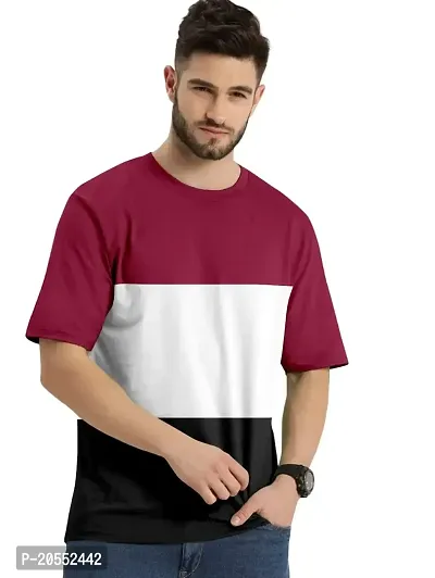 FIONAA TRENDZ Regular Fit Half Sleeve Cotton Blend Men's T-Shirt-thumb0