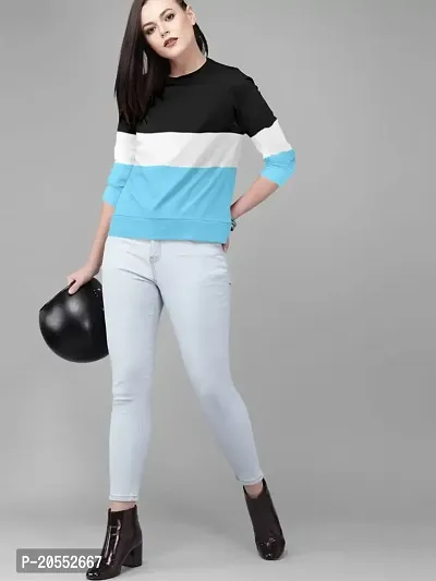 FIONAA TRENDZ Soft Comfortable Oversize Cotton Round Neck Half Sleeve T-Shirt for Women's-thumb3
