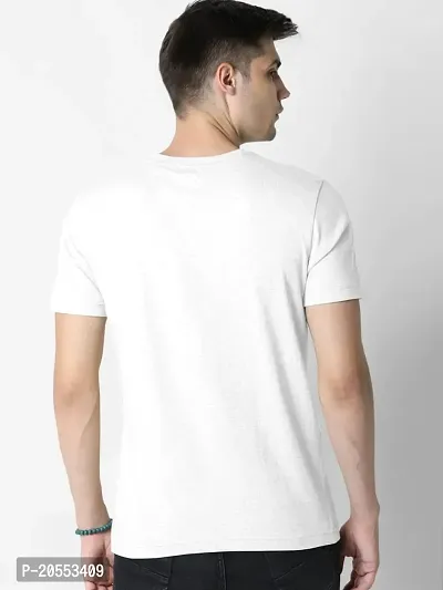 FIONAA TRENDZ Soft Comfortable Round Neck Regular Fit Half Sleeve Plain T-Shirt for Men-thumb3