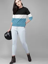 FIONAA TRENDZ Soft Comfortable Oversize Cotton Round Neck Half Sleeve T-Shirt for Women's-thumb1