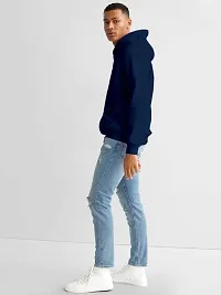 ONE X Soft Winter Wear Hooded Sweatshirt for Men's-thumb1