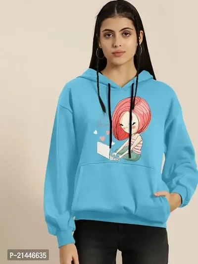 Trendy Printed Sweatshirt for Women-thumb0