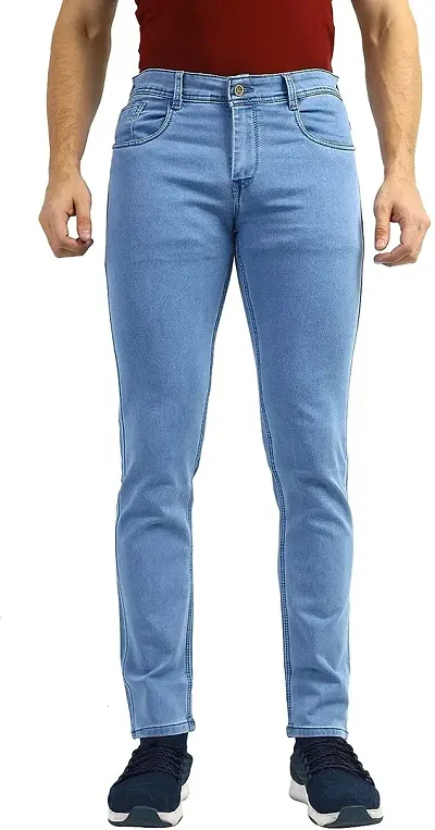 MM-21 Regular Fit Basic Denim Jeans for Men