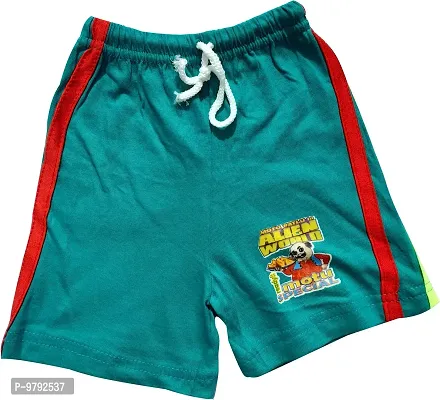 Stylish Fancy Multicoloured Cotton Blend Printed Regular Shorts For Kids Boys Pack Of 4-thumb4