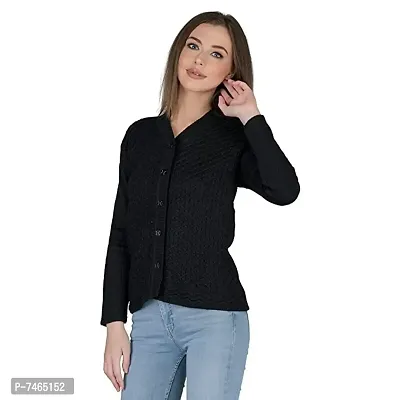 WOMENS WINTER ATTRACTIVE COTTON WOOL SWEATER-thumb0