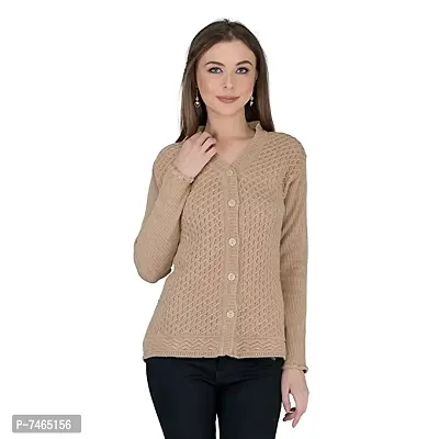 WOMENS WINTER ATTRACTIVE COTTON WOOL SWEATER-thumb0