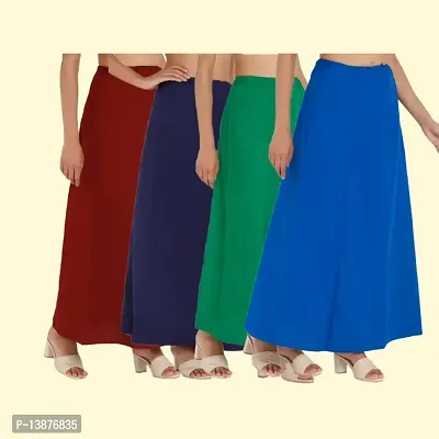 Buy WOMEN 100% COLOUR QUARRANTED PETTICOAT PACK OF 4 Online In India At  Discounted Prices