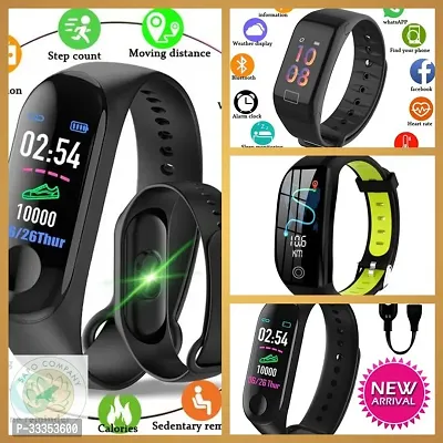 M4 Band Intelligence Bluetooth Health Wrist Smart Band Watch-thumb0