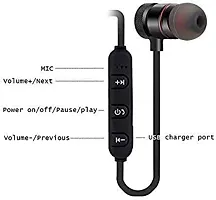 Sport magnet Bluetooth Wireless in Ear Earphones with Mic, Bombastic Bass-thumb1