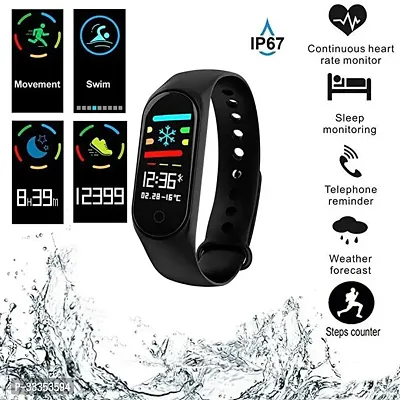 M4 Band Intelligence Bluetooth Health Wrist Smart Band Watch-thumb0