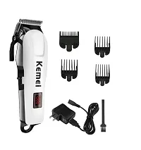 809A White  Black Rechargeable Professional Electric Hair Clipper and Hair Trimmer, 120-Minute Run Time for The Razor-thumb1