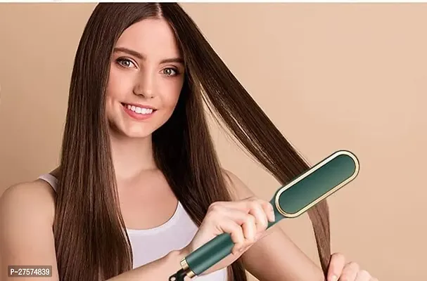 Hair Straightener, Hair Straightener Comb for Women  Men, Hair Styler, Straightener Machine Brush/PTC Heating Electric Straightener with 5 Temperature (Comb) Brand: OM CLAER-thumb0