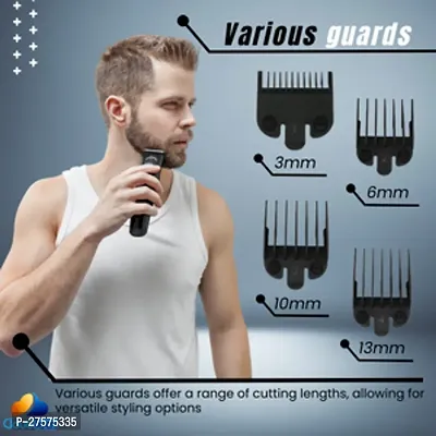 KM-809A White  Black Rechargeable Professional Electric Hair Clipper and Hair Trimmer, 120-Minute Run Time for The Razor-thumb2