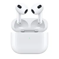 AirPods Pro with Charging Case Bluetooth Headset (White, True Wireless) Earbuds.-thumb1