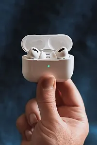 AirPods Pro with Charging Case Bluetooth Headset (White, True Wireless) Earbuds.-thumb4