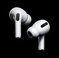 AirPods Pro with Charging Case Bluetooth Headset (White, True Wireless) Earbuds.-thumb1