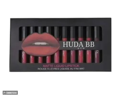 Beauty Liquid Matte Lipsticks Pack of 12-thumb0