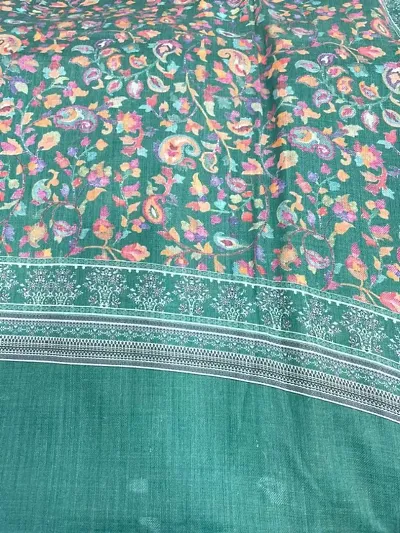 Kalamkari Print Pure Wool Shawl