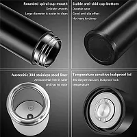 Stainless Steel Smart Water Bottle, Double Wall Vacuum Intelligent Cup, Perfect for Hot and Cold Drinks PACK OF 1-thumb1