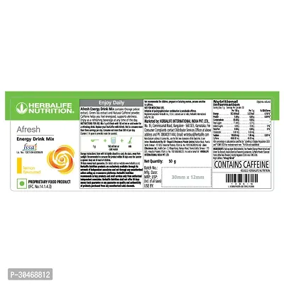 HERBALIFE Afresh Energy Drink Mix LEMON-thumb2