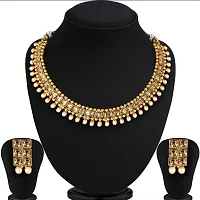 Stylish Copper Gold Plated Gold Jewellery Set For Women-thumb2