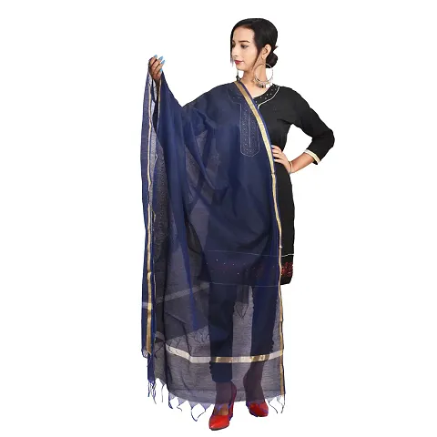 Bhagalpuri Silk Solid Colour Women's Dupatta -