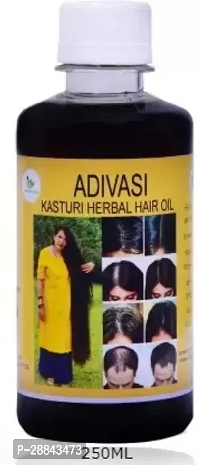 Classic Adivasi Kasturi Herbal Hair Growth Oil Hair Oil (250 Ml) Pack Of 1-thumb0