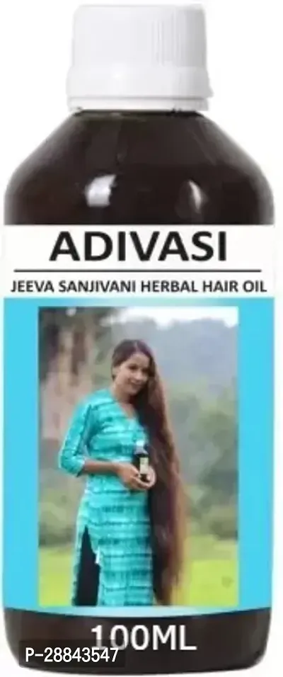 Classic Adivasi Jeeva Sanjivani Herbal Hair Oil (100 Ml) Pack Of 1-thumb0