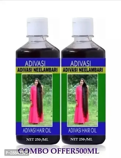 Classic Adivasi Neelambari Ayurvedic Hair Care Made By Pure Ayurvedic Herbs 7 Hair Oil (100 Ml) Pack Of 2