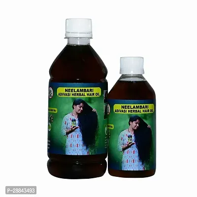 Classic Adivasi Neelambari Adivasi Hair Care Oil 750Ml Hair Oil (750 Ml) Pack Of 2-thumb0