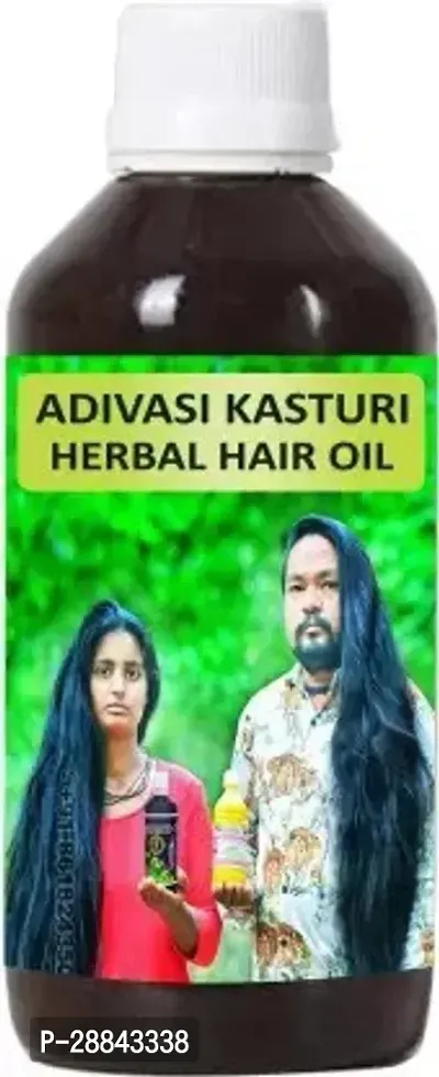 Classic Adivasi Kasturi Herbal Hair Oil For Anti Dandruff/Anti Hair Fall Hair Oil (250 Ml) Pack Of 1-thumb0