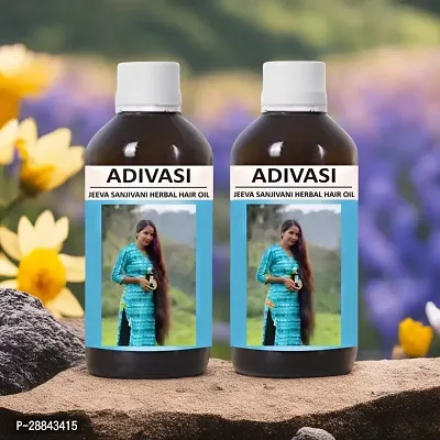 Classic Adivasi Kalkin Jeeva Sanjivani Hair Oil Hair Oil (500 Ml) Pack Of 2-thumb0