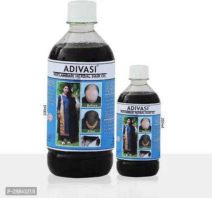 Classic Adivasi Neelambari Hair Oil For Regrowth And Long Hair Hair Oil (700 Ml) Pack Of 2-thumb0