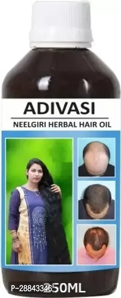 Classic Adivasi Neelgiri Herbal Hair Oil For All Hair Problem Solution Hair Oil (250 Ml) Pack Of 1-thumb0