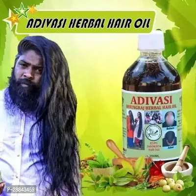 Classic Adivasi Kalkin,Bhringraj,Amla,Neelgiri,Kaduputhi Herbal Hair Oil(240Ml) Hair Oil (240 Ml) Pack Of 1-thumb0