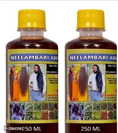 Classic Adivasi Neelambari Herbal Oil For Damage Repair/Anti Hair Fall/Long Hair Hair Oil (500 Ml) Pack Of 2-thumb0