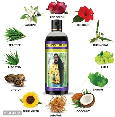 Classic Adivasi Herbal Hair Growth Oil For MenandWoman Hair Oil (100 Ml) Pack Of 1-thumb0